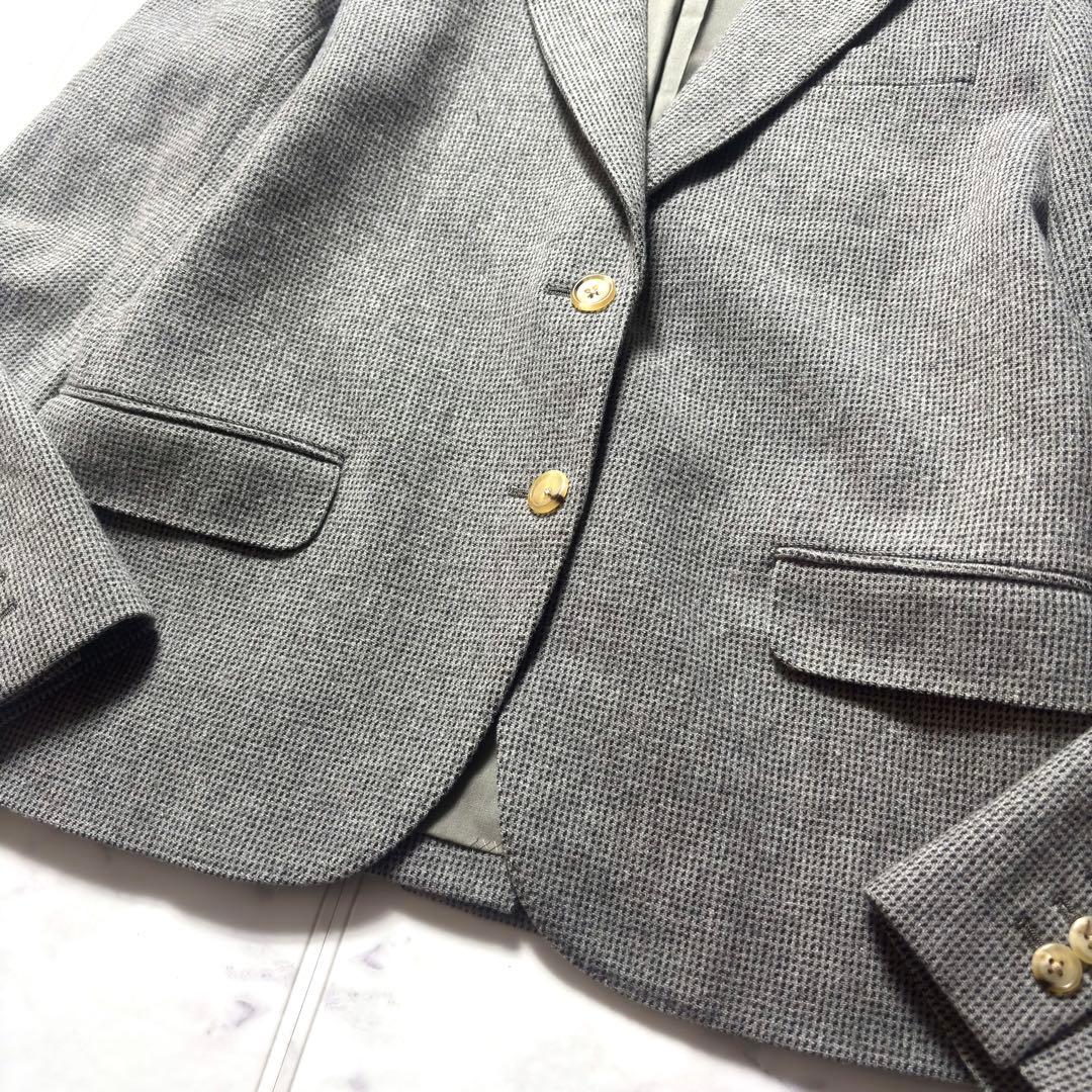 美品✨マーガレットハウエル ウール100% テーラードジャケット バーズアイ L