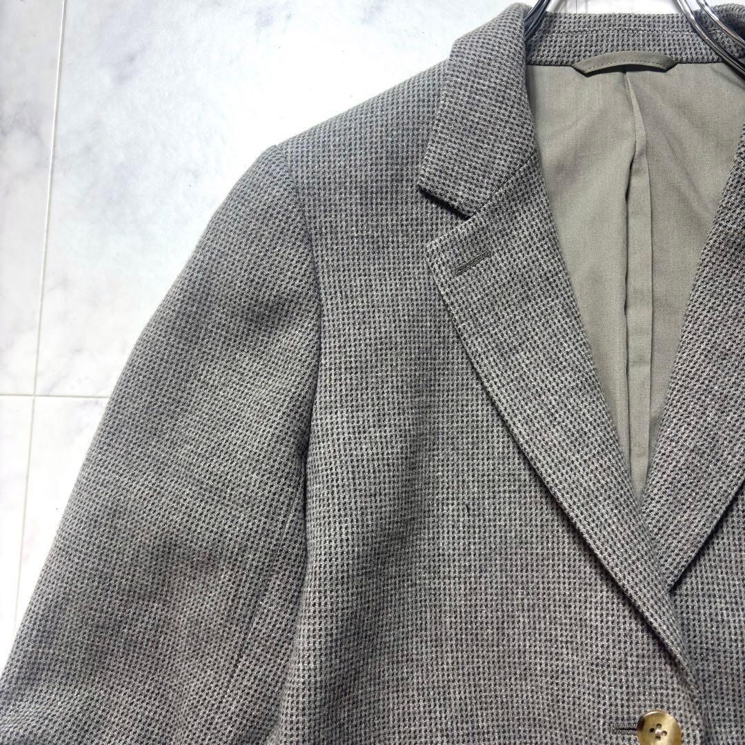 美品✨マーガレットハウエル ウール100% テーラードジャケット バーズアイ L