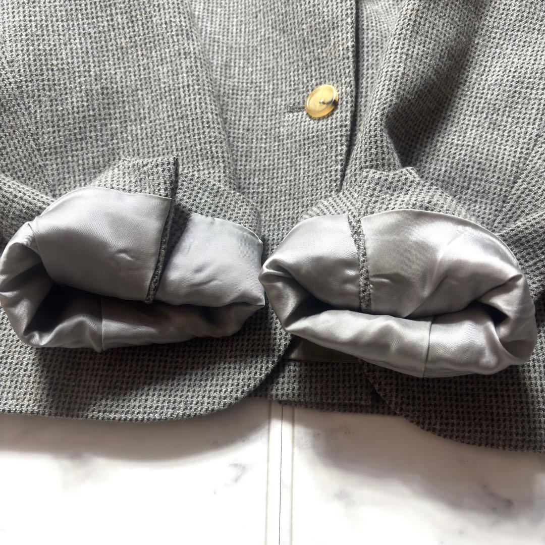 美品✨マーガレットハウエル ウール100% テーラードジャケット バーズアイ L