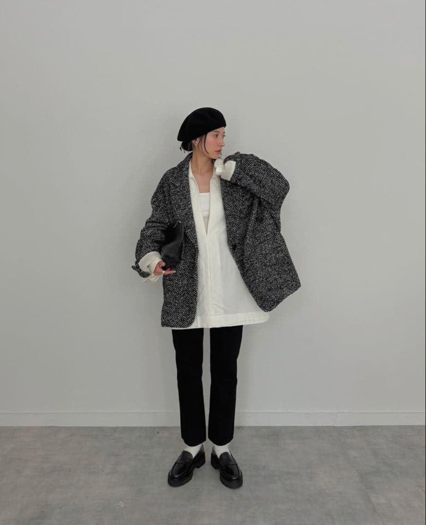 【新品】SuzuHirose×CLANE MIX COLOR OVER COAT