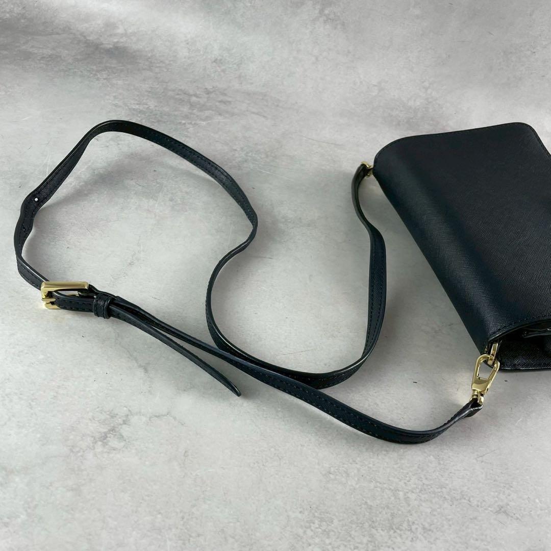 ✨美品✨トリーバーチ　ショルダーバッグ 2way エマーソン　レザー　ブラック