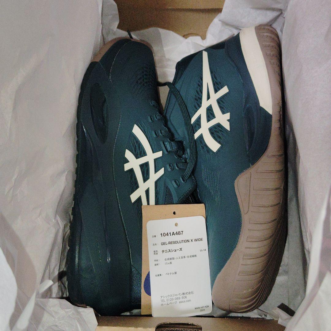 ASICS GEL-RESOLUTION X WIDE（3E）オールコート用26