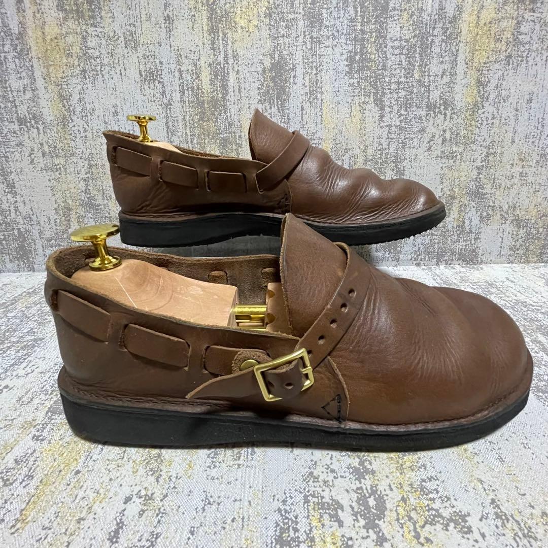 ★大人気★オーロラシューズ ミドルイングリッシュ【26】ブラウン 美品