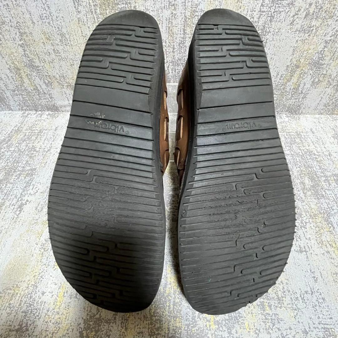 ★大人気★オーロラシューズ ミドルイングリッシュ【26】ブラウン 美品