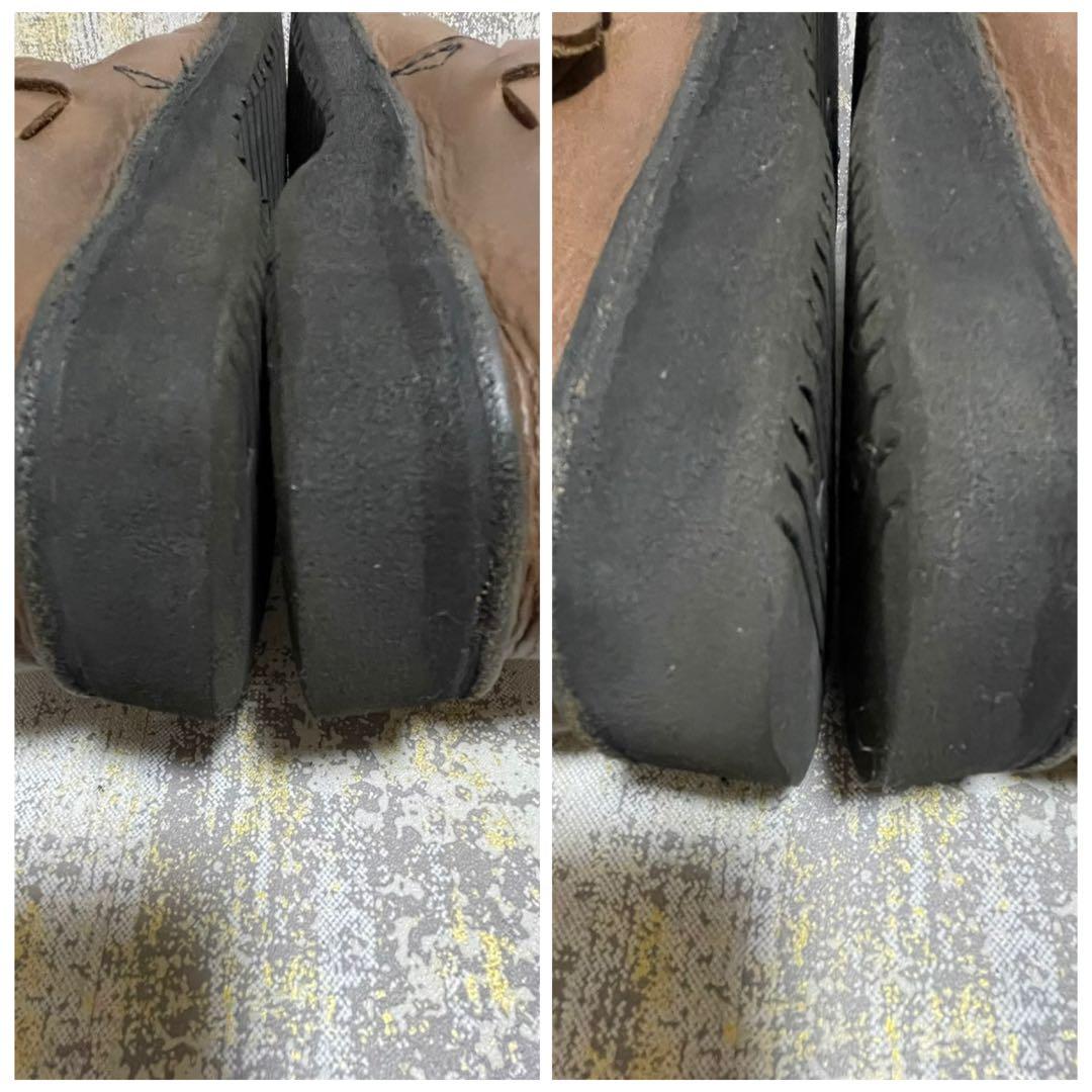 ★大人気★オーロラシューズ ミドルイングリッシュ【26】ブラウン 美品