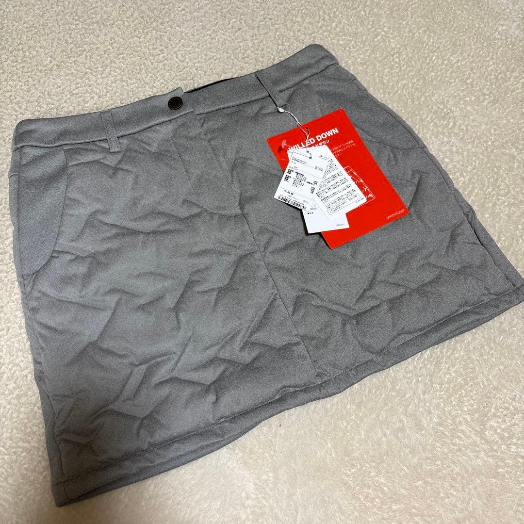デサント　中綿ダウンスカート　グレー　M 新品未使用　灰色