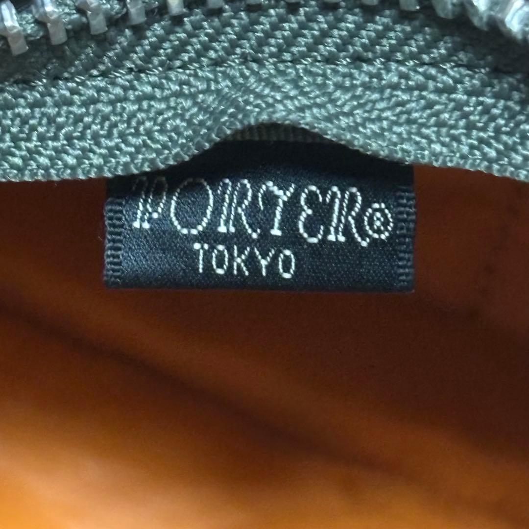 【美品】PORTER タンカー ミニボストン ドラムバッグ シルバーグレー S