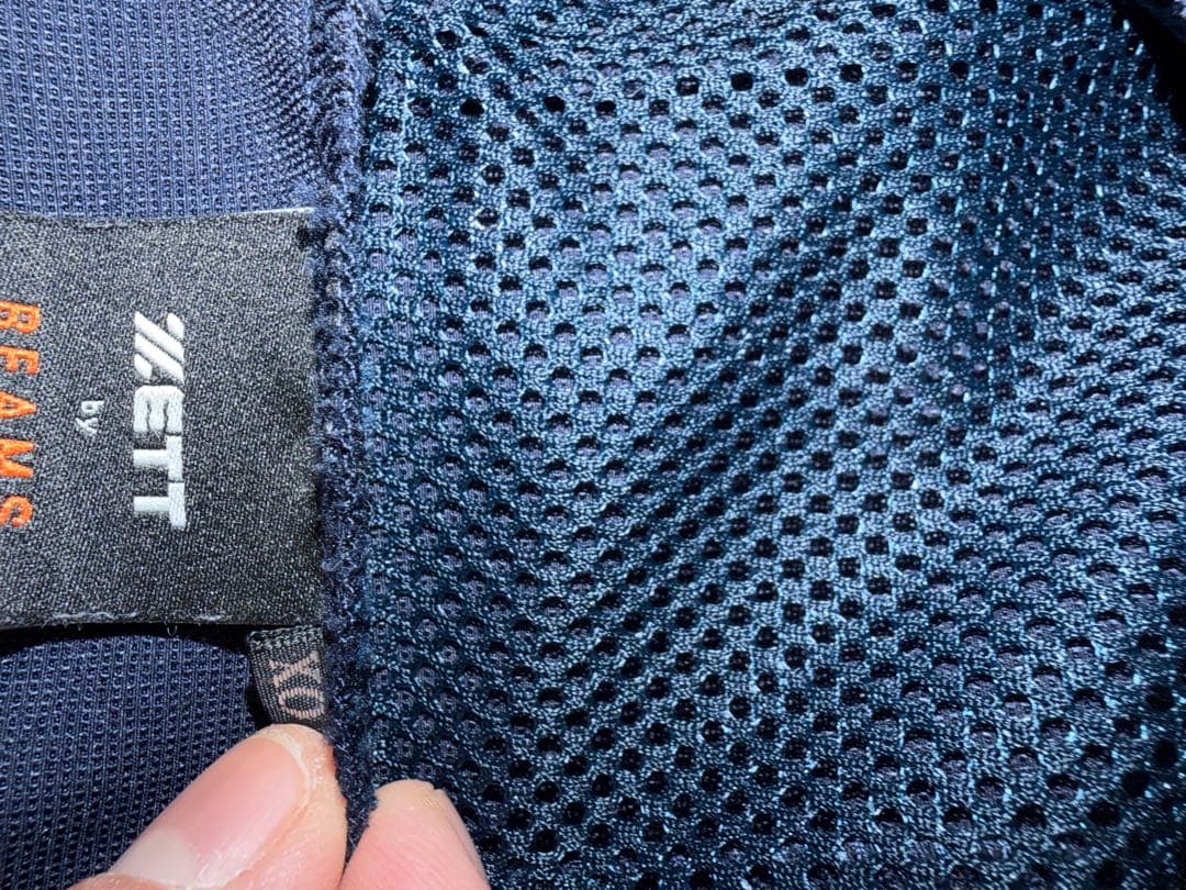 ZETT BEAMS DESIGNフード付きスポーツウェアセット XO ネイビー