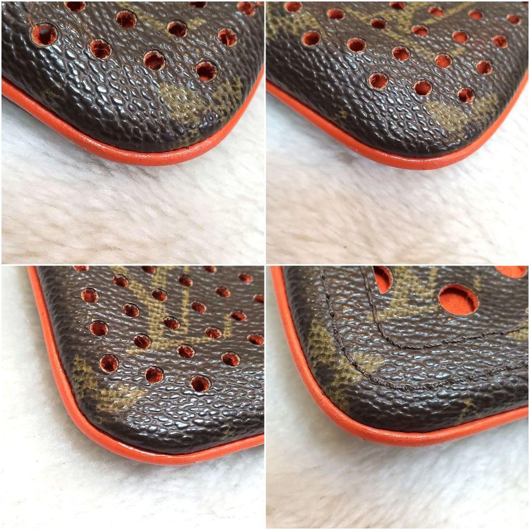 美品 モノグラム パンチング ポシェット クレディ　ケース