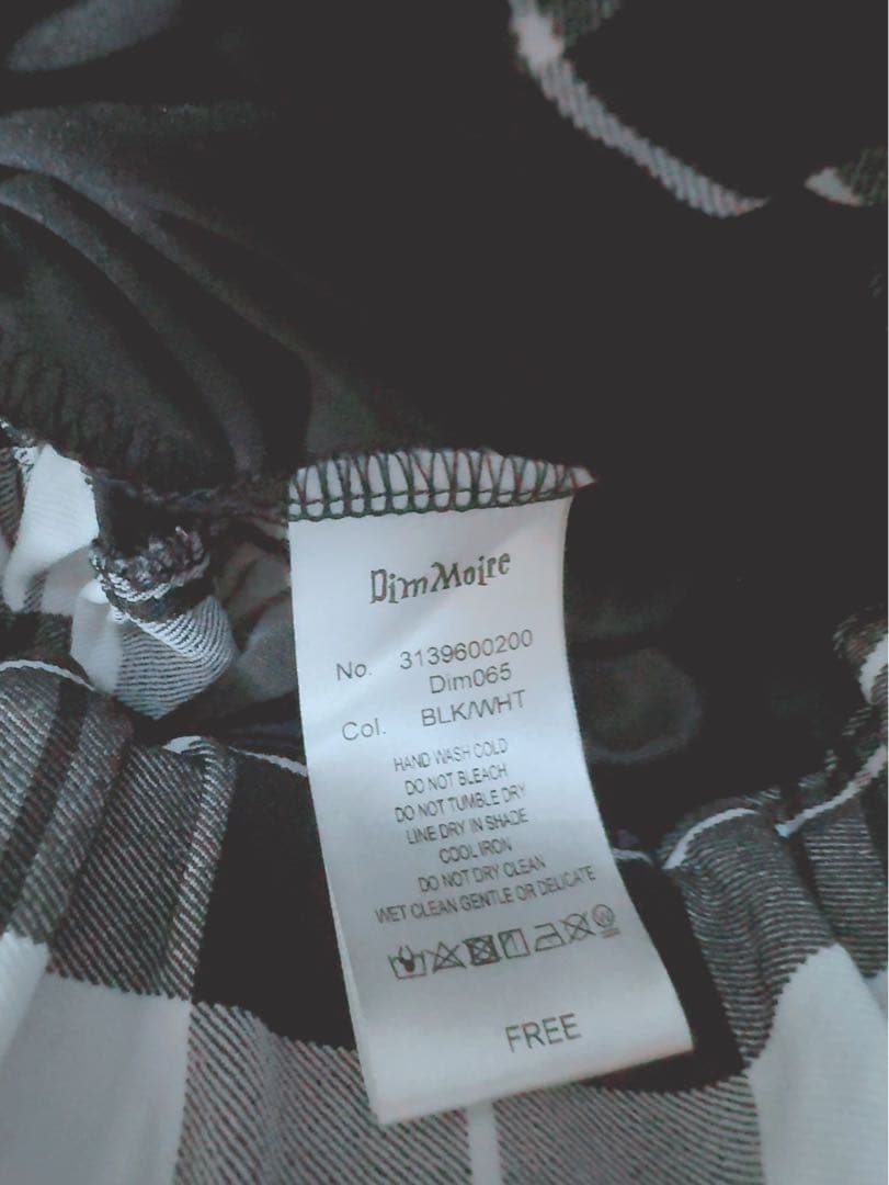 即*〇様 DimMoire チェックスカート