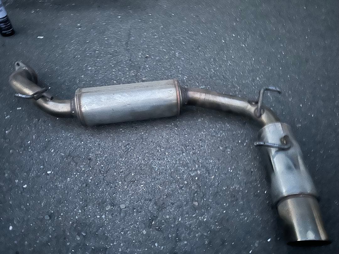 zn6、zc6メーカー不明砲弾マフラー　前期型に使用