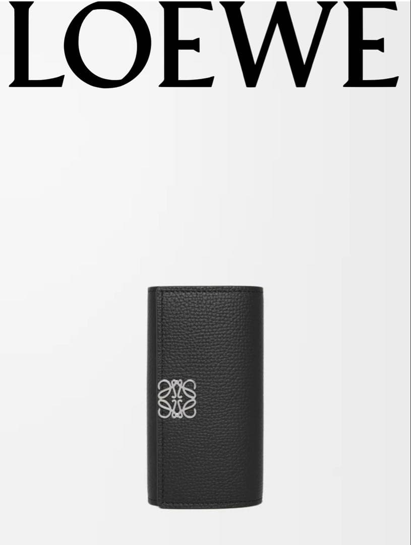 LOEWE アナグラム キーケース ペブルグレインカーフ 確実正規品 ロエベ