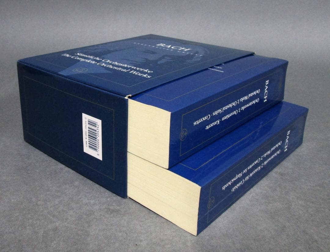 輸入楽譜本［バッハ BACH］管弦楽曲作品集 全2巻