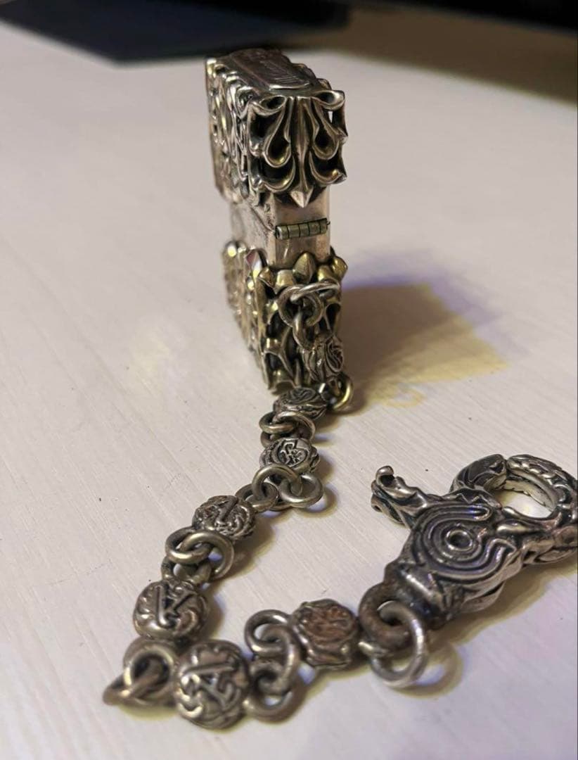 A&G ウォレットチェーン　ジッポー　シルバー925 silver925