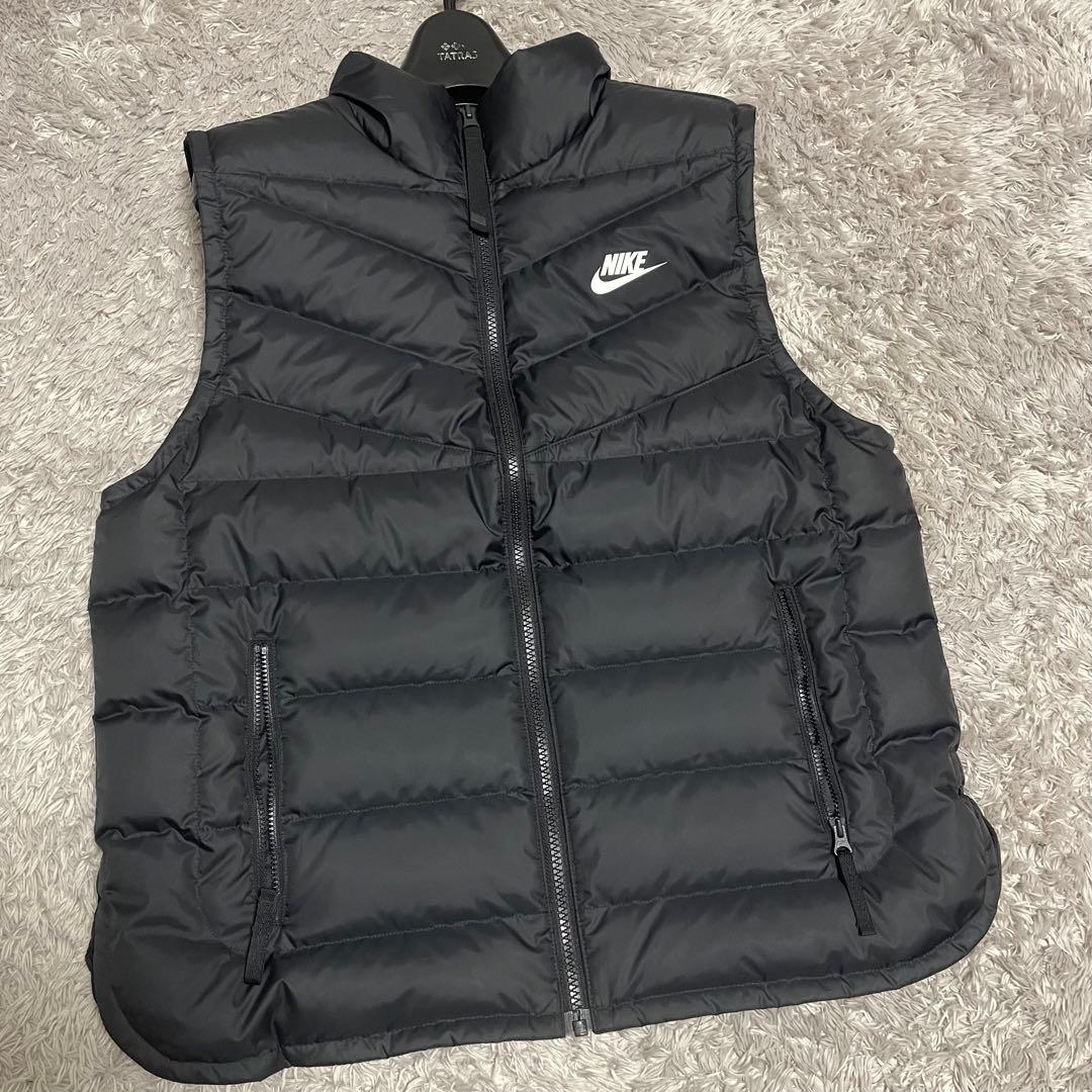 極美品　Nike Therma-Fit ダウンベスト XLサイズ ブラック