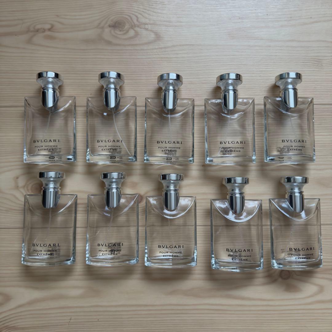 ブルガリ プールオム エクストレーム 100ml 空瓶 10個 BVLGARI