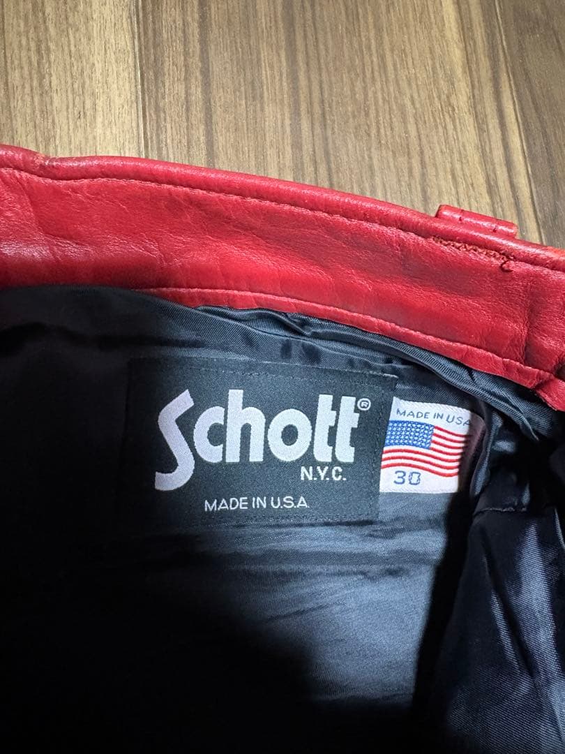 Schott バンソン　エアロレザー　ラングリッツレザー　ハーレーダビッドソン