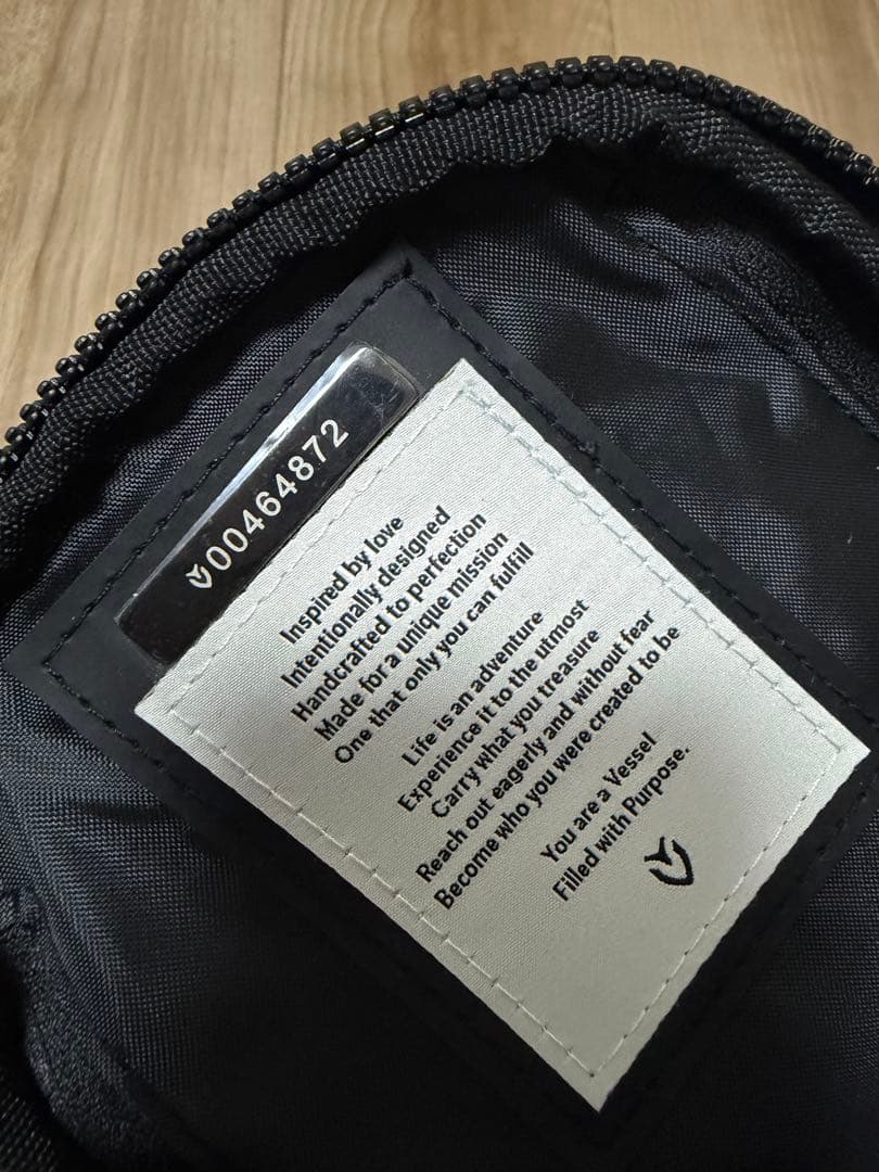 VESSEL PLAYER 4.0 ベゼル キャデイバッグ/ブラック/オレンジ