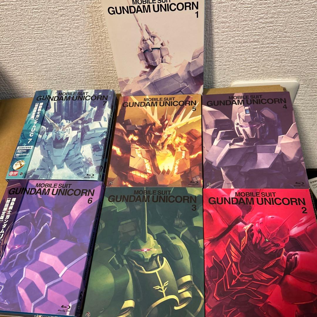 Blu-ray 機動戦士ガンダムUC 初回限定版 全7巻セット