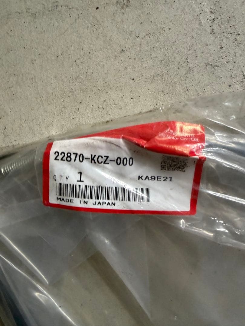 XR250 純正クラッチ.メーターワイヤ等セット