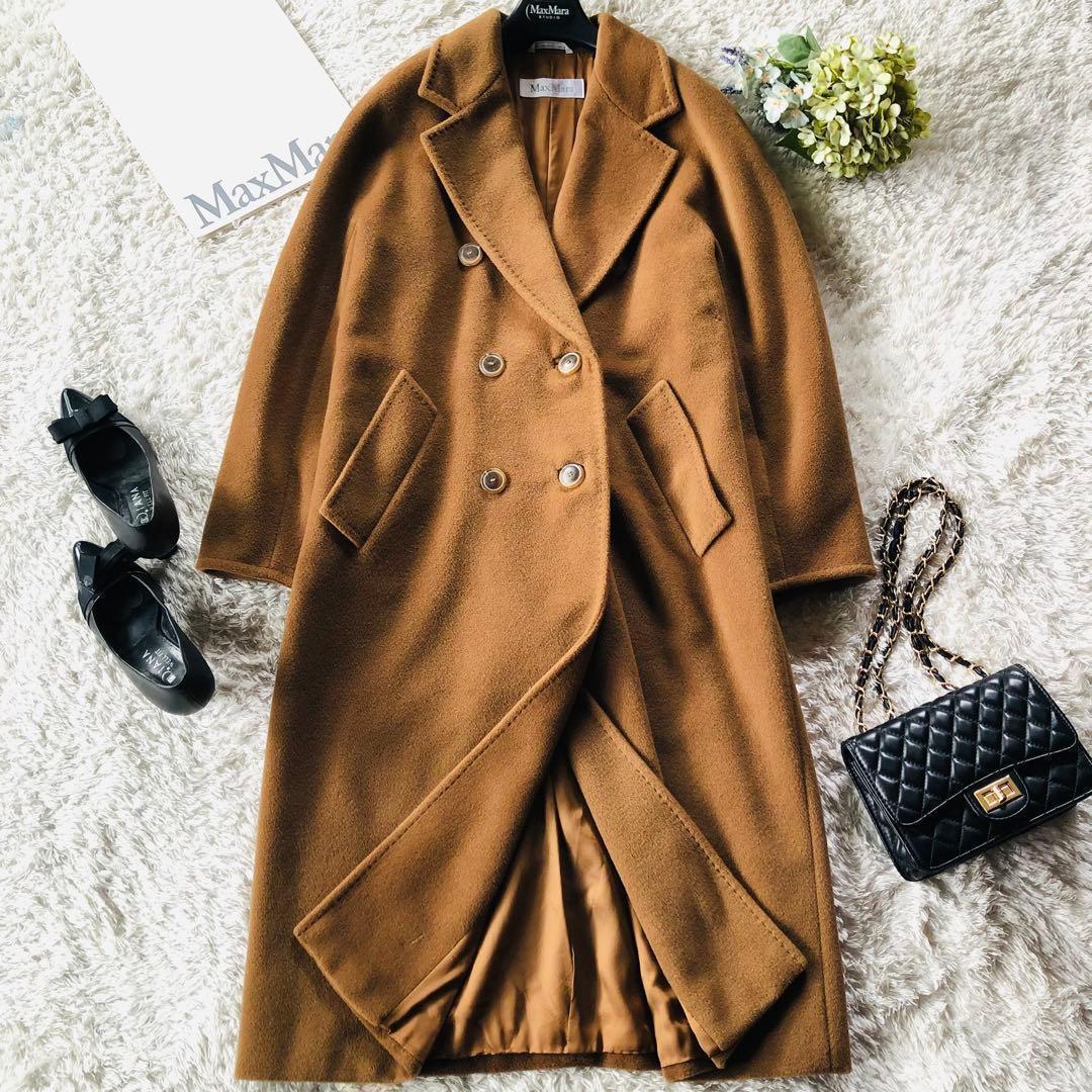 極美品✨マックスマーラ マダムアイコンコート 101801 キャメル 白タグ M