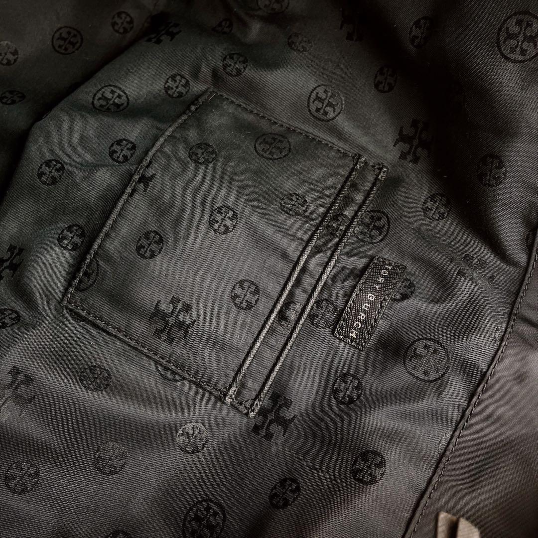 美品☆TORY BURCH トリーバーチ トートバッグ ナイロンブラック大容量