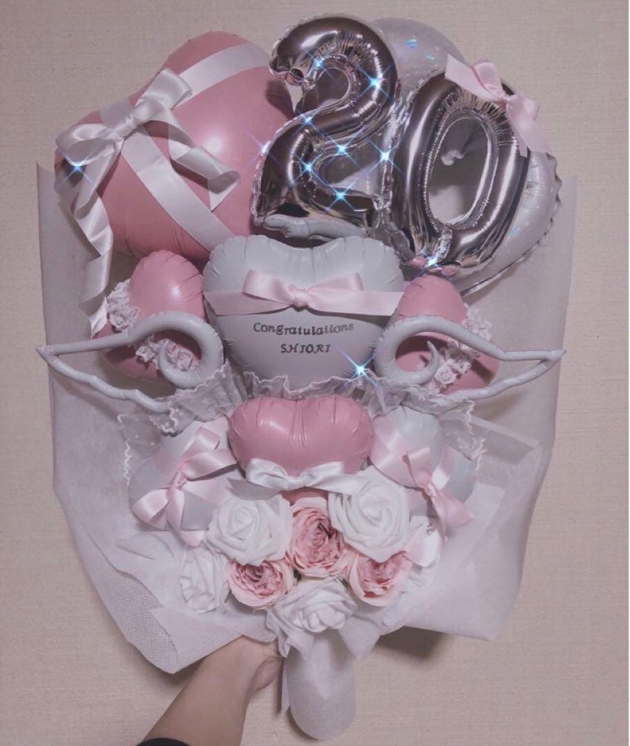 はな　バルーンブーケ　卒業ブーケ