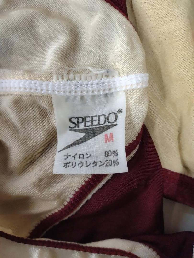 【I955】speedo　スピード　メンズ競泳水着　Mサイズ　waseda
