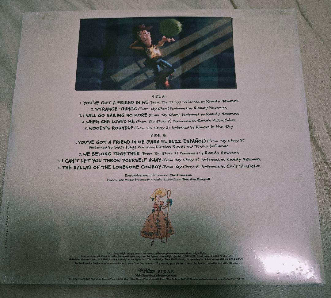 入手困難　30周年記念　トイ・ストーリー　ゾートロープ・レコード
