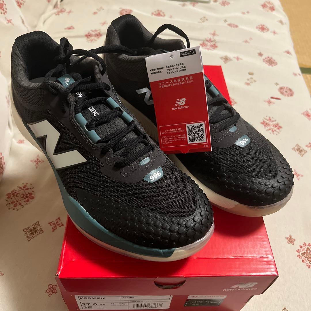 ニューバランス テニスシューズ　27cm Fuelcell 996 V6 オムニ
