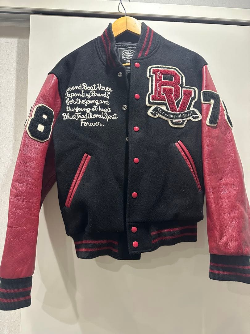 ⭐︎初売りセール中⭐︎BoatHouse スタジャン 黒・赤　VAN