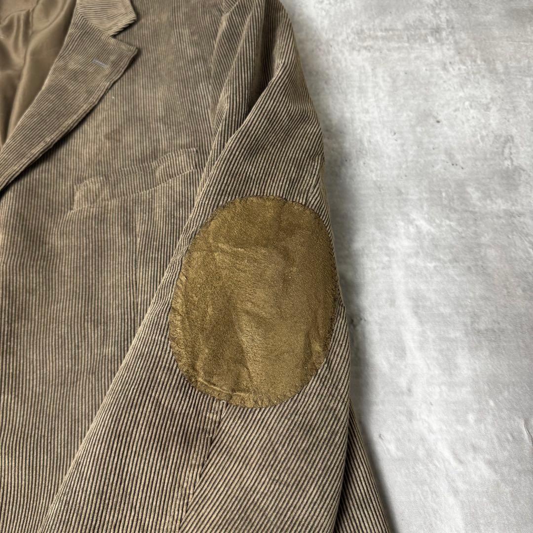 GIORGIO ARMANI エルボーパッチ コーデュロイ 3Bジャケット 54