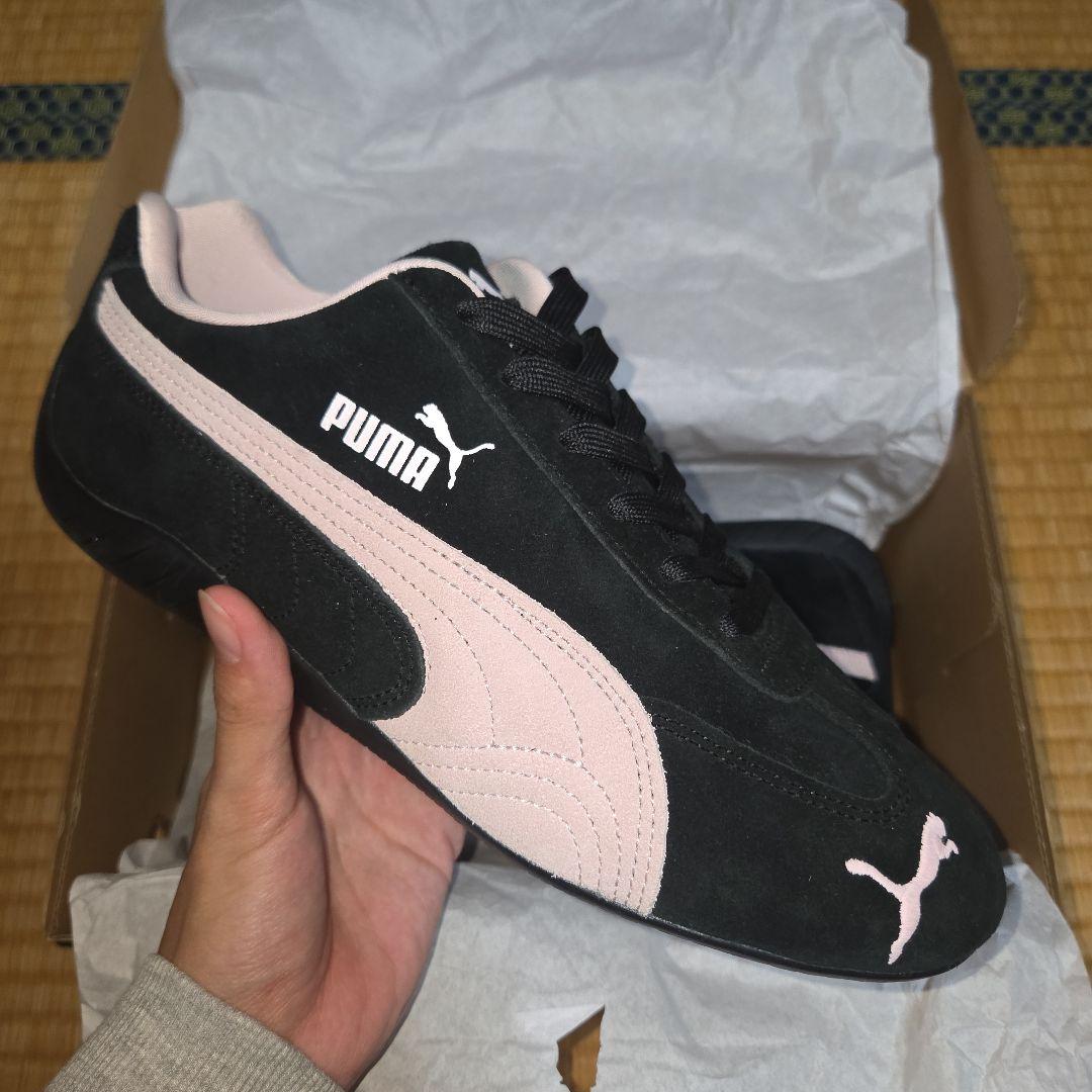 PUMA スピードキャット BLACK PINK