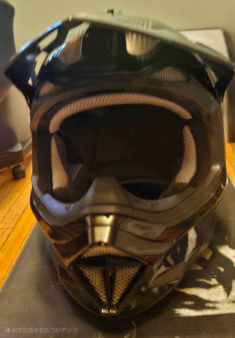 フ*ズ様 カーボンファイバー フルフェイスヘルメット ブラック