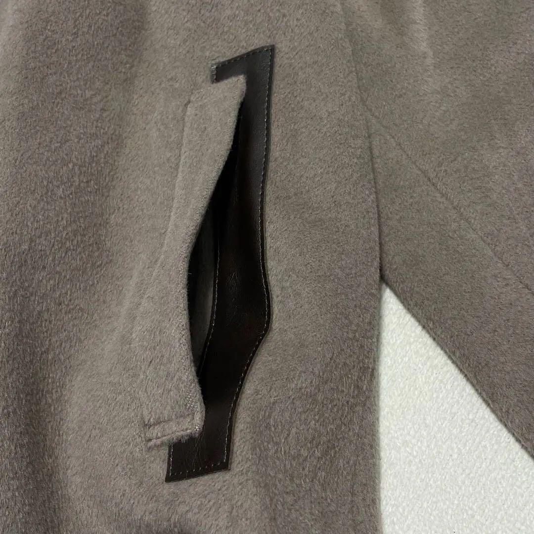 T.K キヨコタカセ アンゴラウール Aラインショートコート レッキスラビット