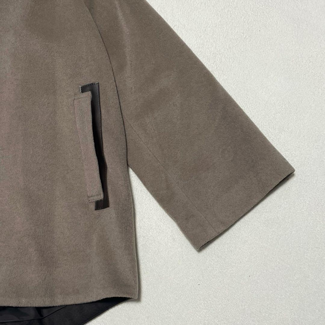 T.K キヨコタカセ アンゴラウール Aラインショートコート レッキスラビット