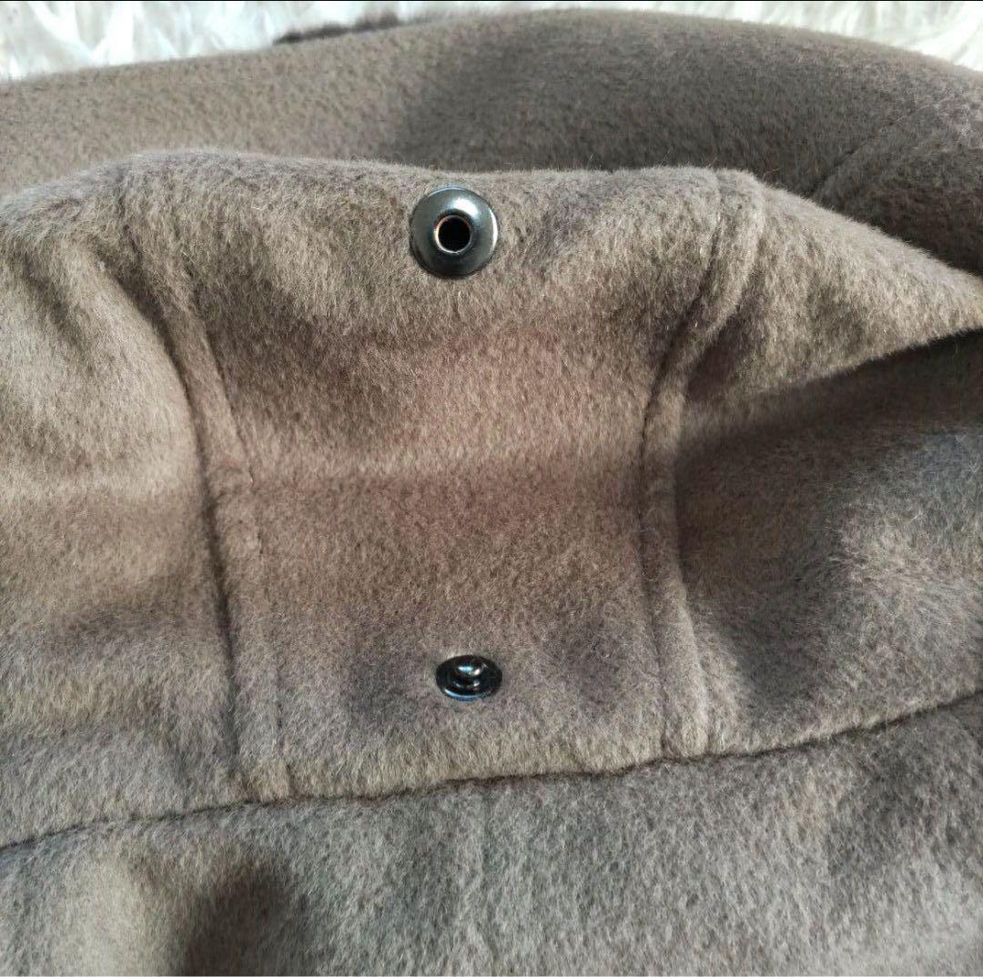 T.K キヨコタカセ アンゴラウール Aラインショートコート レッキスラビット