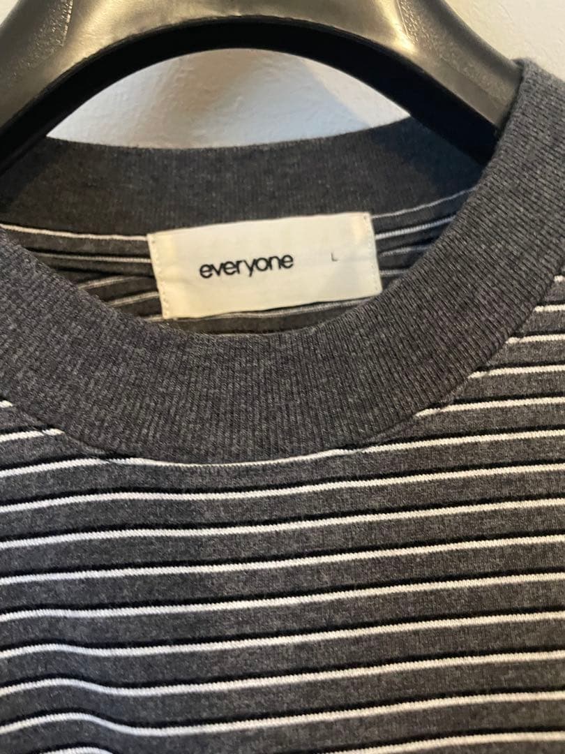 トップス everyone border long sleeve t-shirt L