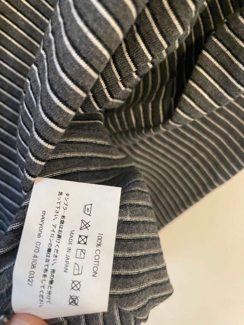 トップス everyone border long sleeve t-shirt L