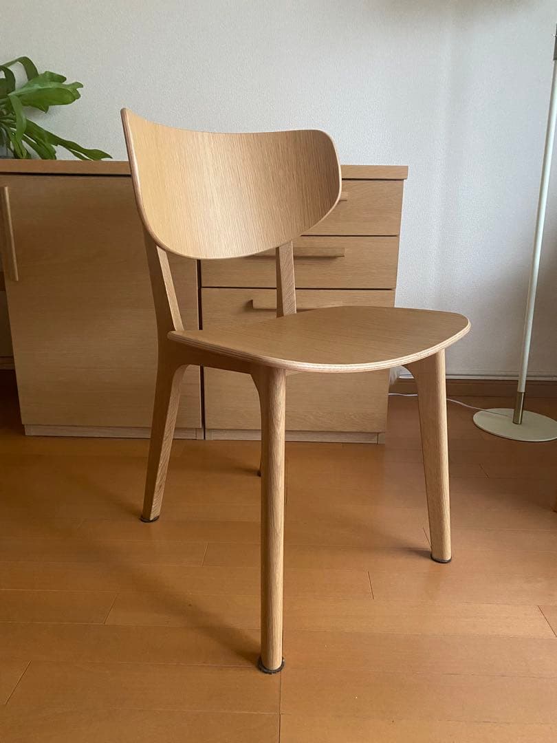 【April】マルニ木工 Roundishチェア（板座) オーク 1脚 ②