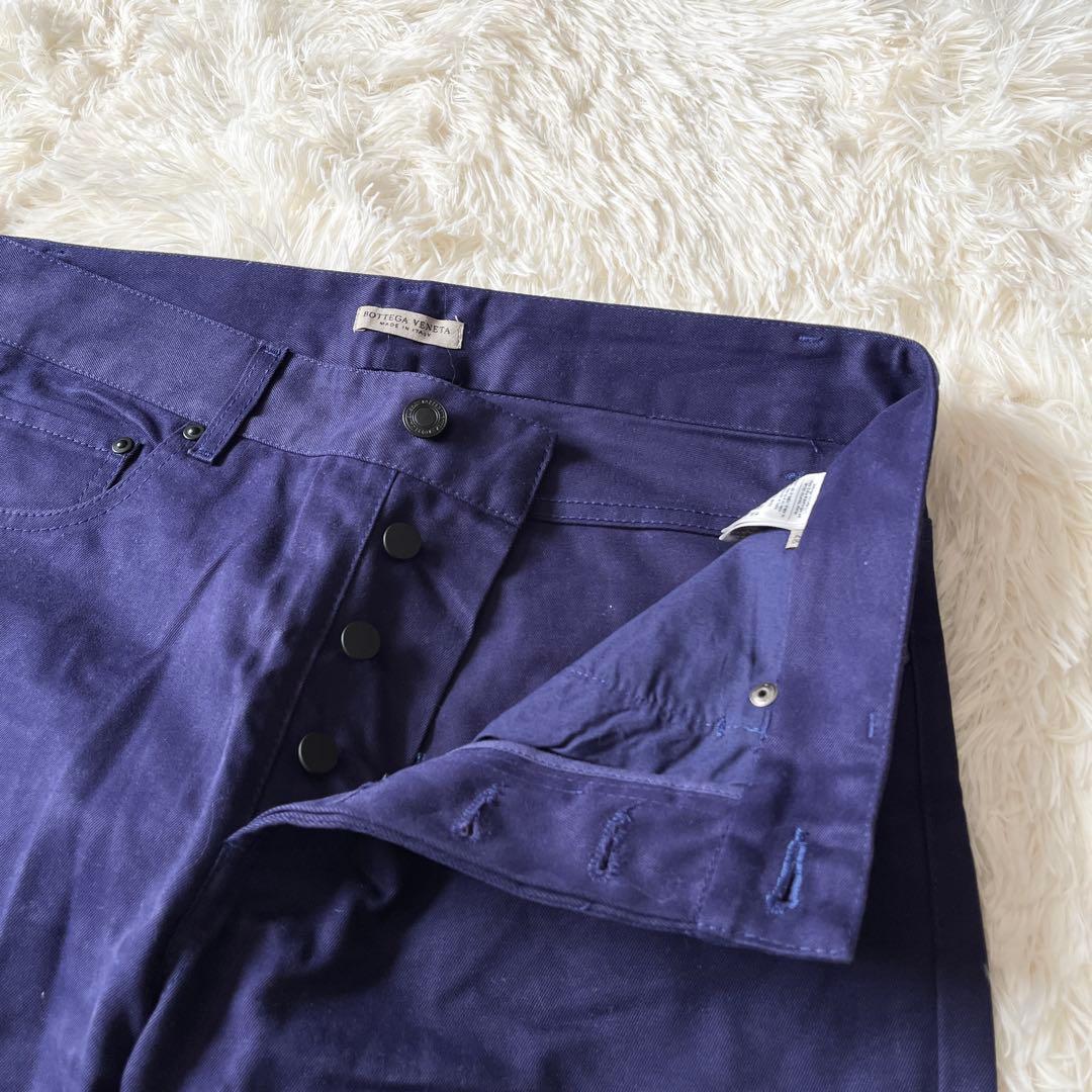 BOTTEGA VENETA ボッテガヴェネタ チノパン 青紫 コットン
