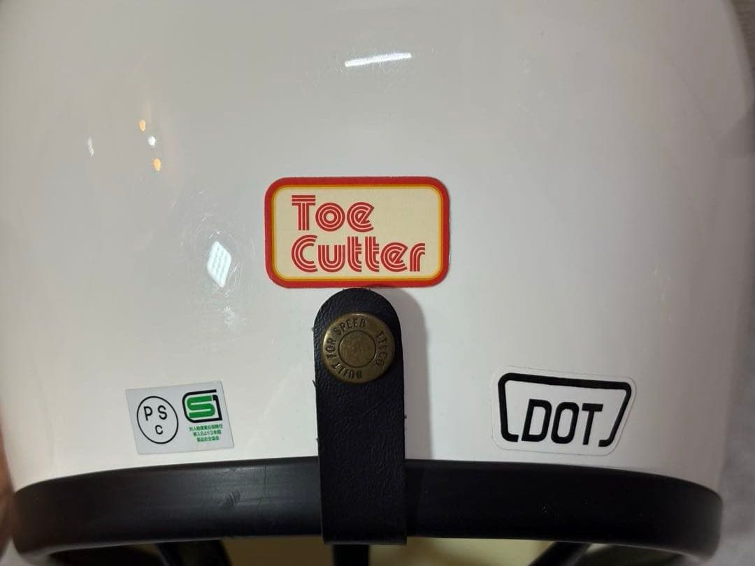 TT&CO. トゥーカッター フルフェイスヘルメット ホワイト Mサイズ