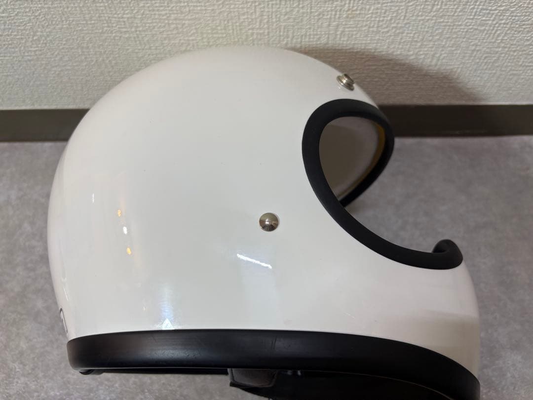 TT&CO. トゥーカッター フルフェイスヘルメット ホワイト Mサイズ