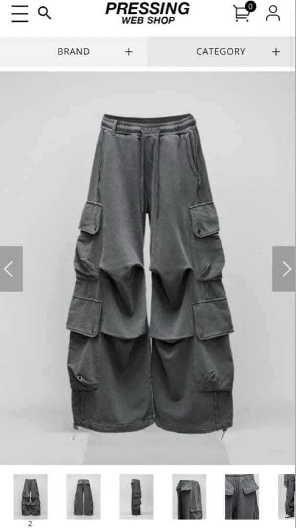 パンツ 4 pocket dirty wash sweat cargo pants