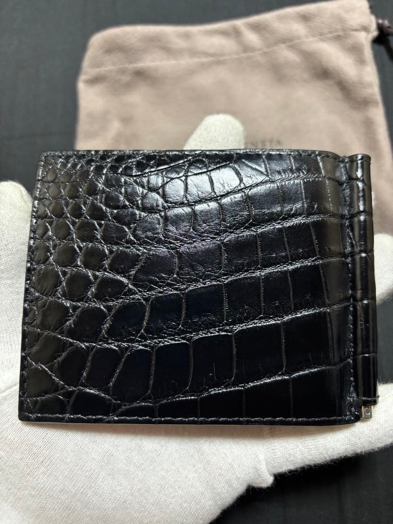 最終価格　BOTTEGA VENETA クロコダイル　マネークリップ