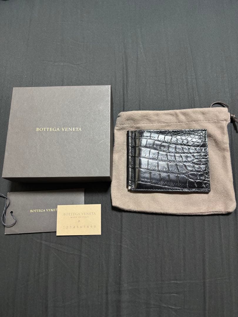 最終価格　BOTTEGA VENETA クロコダイル　マネークリップ