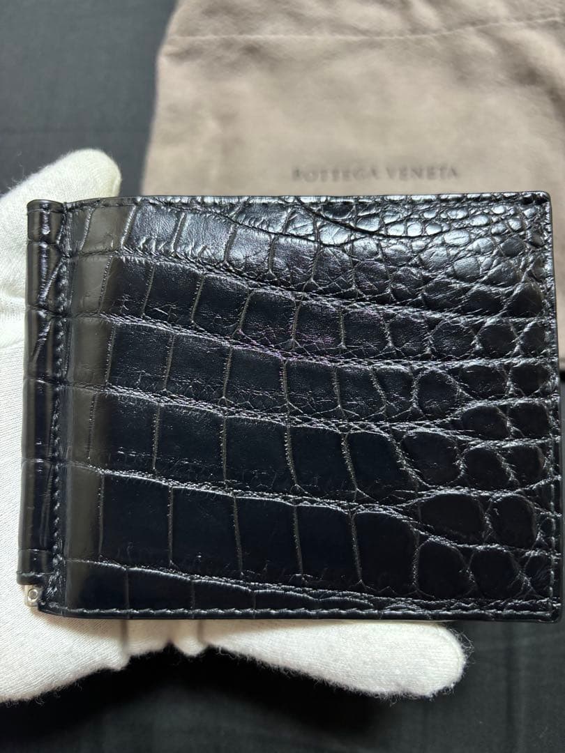 最終価格　BOTTEGA VENETA クロコダイル　マネークリップ