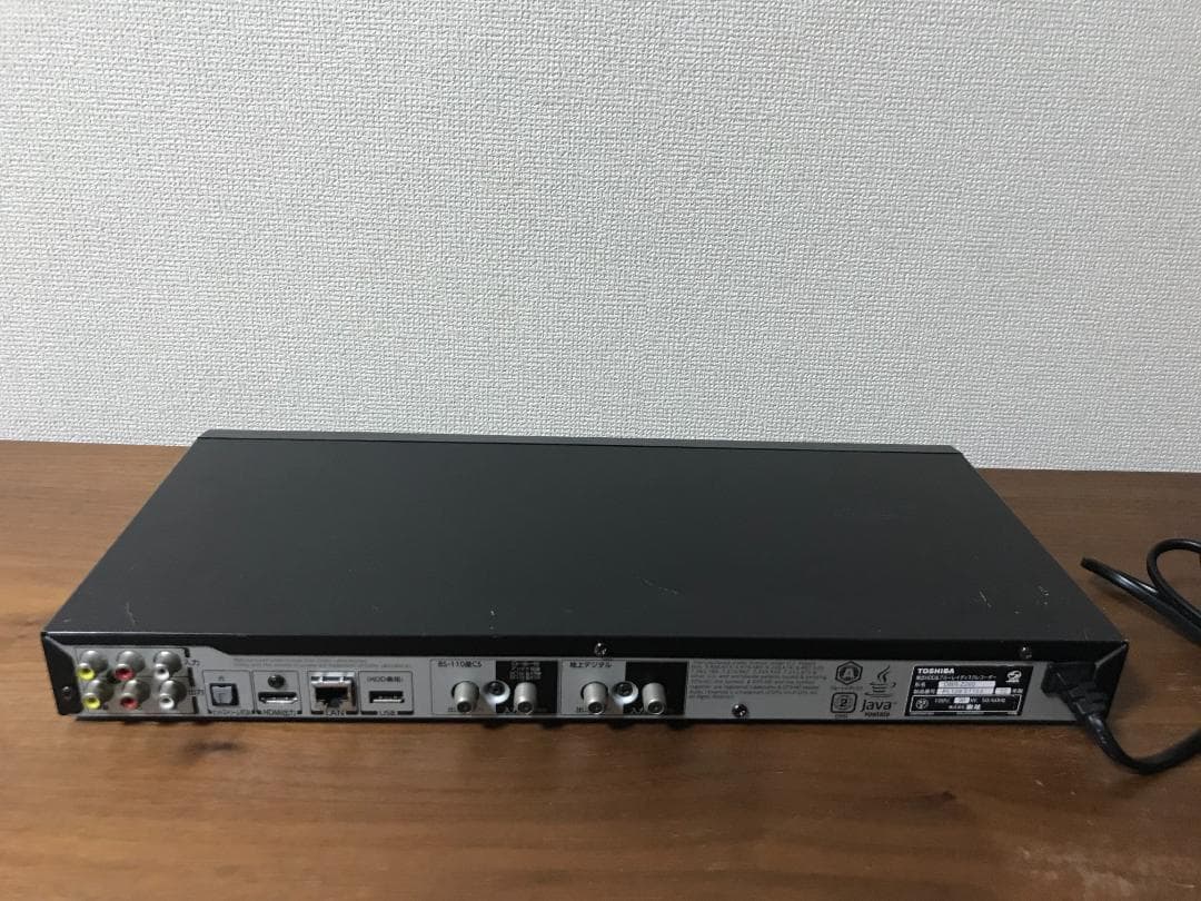 東芝 ブルーレイレコーダー 「DBR-Z260」 動作品