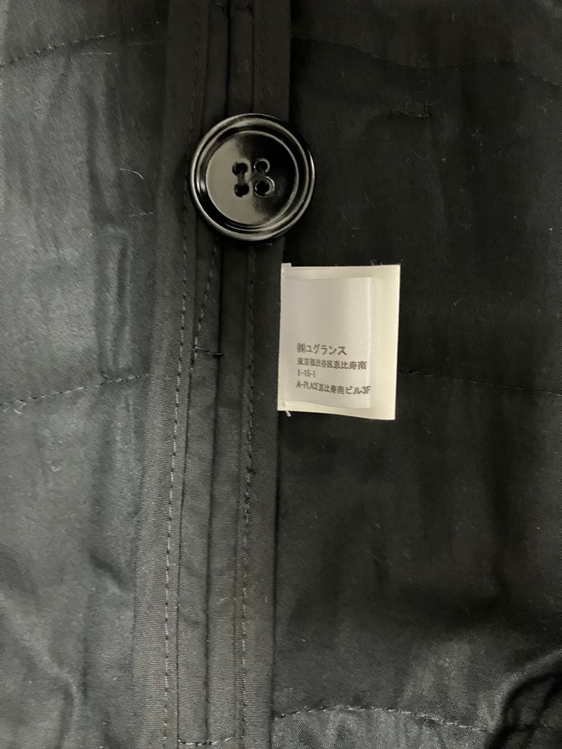 ドリスヴァンノッテン★黒のベルト付きダウンベスト　ジレ　アウター