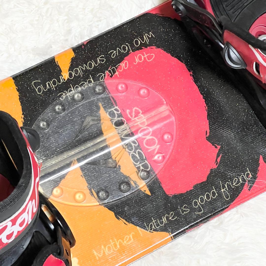 キッズ スノーボードセット SPOON スプーン BOMBER ボンバー　118